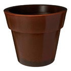 Vaso Planta Grande Decorativo Polietileno 50x65cm Marrom
