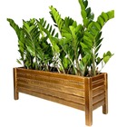 Vaso Plantas Jardineira Cachepot Madeira Ripada 80x26cm