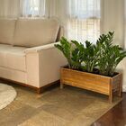 Vaso Plantas Jardineira Cachepot Madeira Ripada 80x26cm