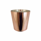 Vaso Plástico Acrilico  Rosa 11x11cm Albano