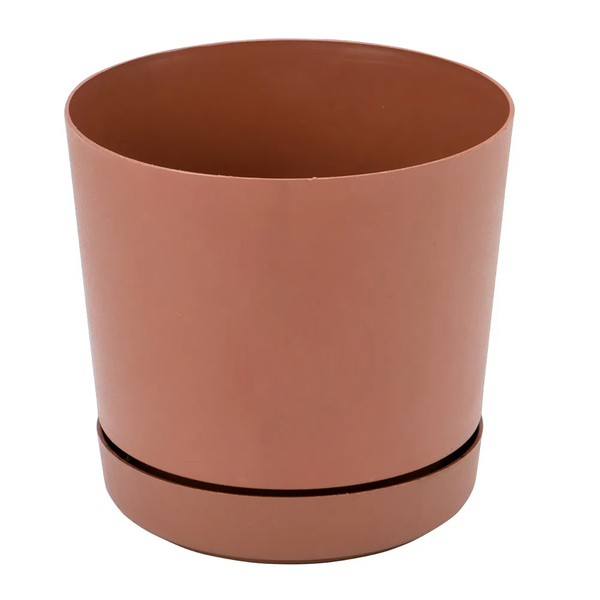 Vaso Plástico Anti-Dengue 14x15cm Terracota Vasart