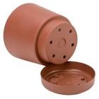 Vaso Plástico Anti-Dengue 9x10cn Terracota Vasart