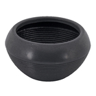 Vaso Plastico Arruda Cinza 16x30cm Naterial