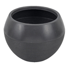 Vaso Plastico Arruda Cinza 28x37cm Naterial