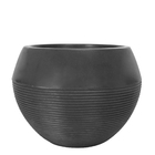 Vaso Plastico Arruda Cinza 28x37cm Naterial