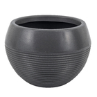 Vaso Plastico Arruda Granito Cinza 20x28cm Naterial