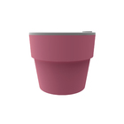 Vaso Plástico Autoirrigável Marsala  12,5x10cm OU