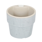 Vaso Plástico Autoirrigável Pequeno Concreto