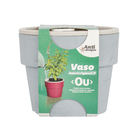 Vaso Plástico Autoirrigável Pequeno Concreto