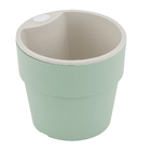 Vaso Plástico Autoirrigável Verde Menta 16,5x15cm OU