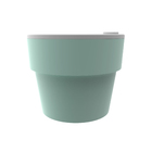 Vaso Plástico Autoirrigável Verde Menta  15x13cm  OU