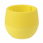 Vaso Plástico BabyBall Amarelo 6,8x6cm