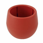 Vaso Plástico BabyBall Marrom 6,8x6cm