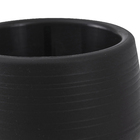 Vaso Plástico BigBall Preto 6,8x6cm