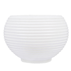 Vaso Plástico Bromélia Branco Médio