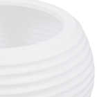 Vaso Plástico Bromélia Branco Médio