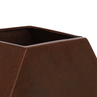 Vaso Plástico Colmeia Rusty Médio