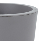 Vaso Plástico Concept Cinza 20 x 24 Japi