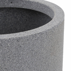 Vaso Plastico Cumbuca Cinza Granito 31x27cm Vasap