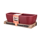 Vaso Plástico de Parede Vinho17x50x20cm Floridis