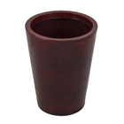 Vaso Plástico Genebra Vermelho Marmorato 57x38cm Floridis