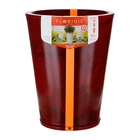 Vaso Plástico Genebra Vermelho Médio
