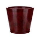 Vaso Plástico Genebra Vermelho Pequeno