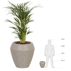 Vaso Plastico Iguatemi Granito Pedra 37x26cm Naterial