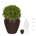 Vaso Plastico Iguatemi Rusty  43x31cm Naterial