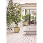 Vaso Plastico Inca 46 Cm Cimento