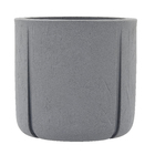 Vaso Plastico Karaja 25 Cinza Claro 24x26cmVasap