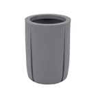 Vaso Plastico Karaja 42 Cinza Claro 42x30cm Vasap