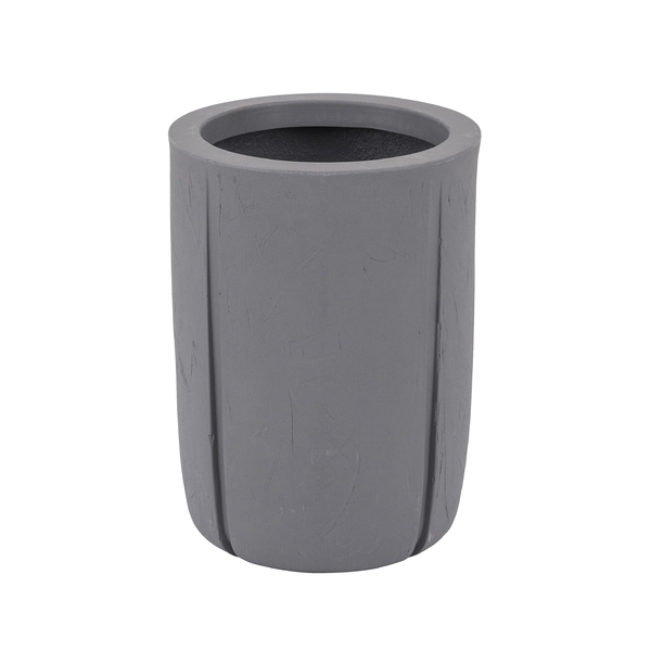 Vaso Plastico Karaja 42 Cinza Claro 42x30cm Vasap