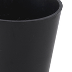 Vaso Plástico Magnético Preto 6x6cm SJ do Brasil