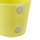 Vaso Plástico Magnético Verde 6x6cm SJ do Brasil