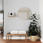 Vaso Plastico Malta Redondo Granito Areia 33x42cm Naterial