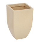 Vaso Plástico Malta Trapézio Areia Grande