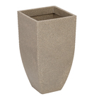 Vaso Plástico Malta Trapézio Pedra Extra Grande