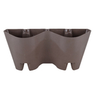 Vaso Plástico Marrom 19x41cm FG