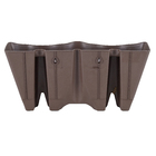 Vaso Plástico Marrom 19x41cm FG