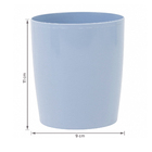 Vaso Plastico Orquidea Azul 9x11cm Vasart