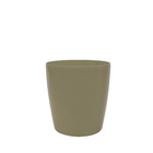 Vaso Plástico Orquídea Cinza Pequeno