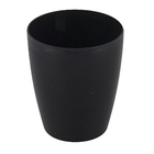 Vaso Plastico Orquidea Preto 12x15cm Vasart