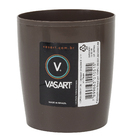 Vaso Plastico Orquidea Taupe 9x11cm Vasart