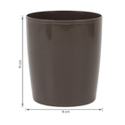 Vaso Plastico Orquidea Taupe 9x11cm Vasart