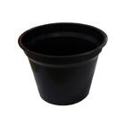 Vaso Plástico Para Jardinagem Preto - Gibafer, Tamanho: Nº 01