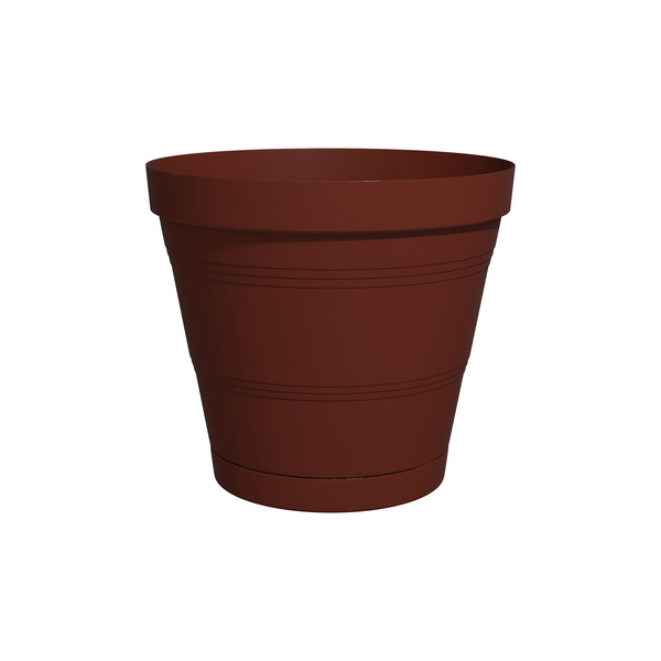 Vaso Plástico Porto Acomplado Terracota 22x25cm WestGarden