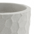 Vaso Plástico Prisma Cinza 43x31cm Japi