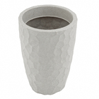 Vaso Plástico Prisma Cinza 43x31cm Japi