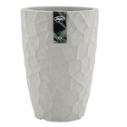 Vaso Plástico Prisma Cinza 43x31cm Japi